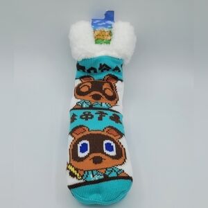 Animal Crossing Fluffy Socks New #1542